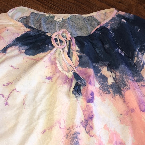 Lovestitch Boho Tie-dye Designed Top - Picture 6 of 8